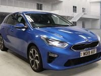 Used Kia Ceed 138 HP (101 kW) 2019 Blue Hatchback
