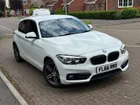 Used BMW 116 Sport Line 2016 White Hatchback