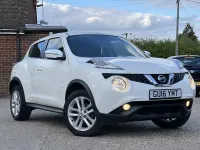 Used Nissan Juke Acenta 115 HP (84 kW) 2016 White SUV