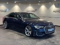 Used Audi A6 S-Line 204 HP (150 kW) 2022 Blue Sedan