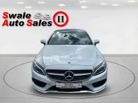 Usado Mercedes C220 AMG line 170 HP (125 kW) 2017 Prateado Coupé