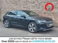Begagnad Audi e-tron S-Line 230 kW (313 HK) 2020 Svart SUV