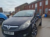 Used Vauxhall Corsa 2009 Black Hatchback