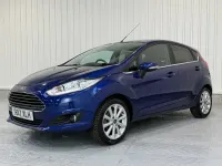 Used Ford Fiesta Titanium 2017 Blue Hatchback