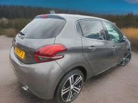 Used Peugeot 208 GT-line 110 HP (80 kW) 2018 Grey Hatchback