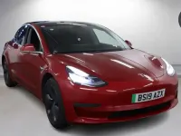 Used Tesla Model 3 Long Range AWD 366 kW (498 HP) 2019 Red Sedan