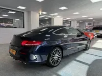 Used Mercedes C220 AMG line 170 HP (125 kW) 2017 Blue Coupe