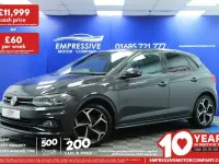 Used VW Polo R-line 95 HP (69 kW) 2019 Grey Hatchback