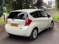 Used Nissan Note Acenta Premium 78 HP (57 kW) 2015 White Hatchback