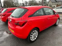 Used Vauxhall Corsa 75 HP (55 kW) 2015 Red Hatchback