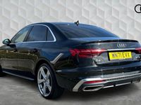 Used Audi A4 S-Line 163 HP (119 kW) 2021 Black Sedan