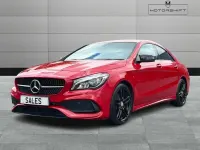 Used Mercedes CLA200 AMG line 136 HP (100 kW) 2016 Red Coupe