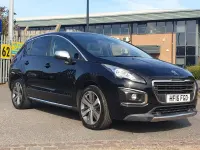 Used Peugeot 3008 Allure 120 HP (88 kW) 2016 Black Hatchback