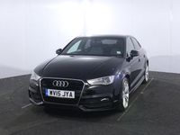 Used Audi A3 S-Line 150 HP (110 kW) 2015 Black Sedan
