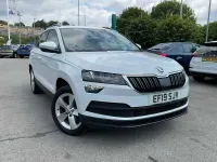 Used Skoda Karoq SE 150 HP (110 kW) 2019 White SUV