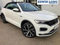 Used VW T-Roc Cabriolet R-line 2022 White Cabriolet