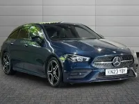 Used Mercedes CLA200 AMG Line Premium 161 HP (118 kW) 2023 Denim blue Estate