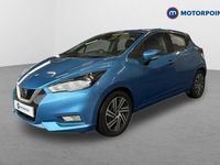 Used Nissan Micra Acenta 92 HP (67 kW) 2021 Blue Hatchback