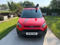 Used Ford Transit 100 HP (73 kW) 2018 Blue Van