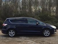 Used Ford S-MAX Titanium 150 HP (110 kW) 2017 Blue MPV