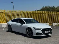 Used Audi A7 Sportback Black Edition 204 HP (150 kW) 2022 White Hatchback