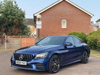 Used Mercedes C300 AMG Line Premium 2018 Blue Sedan