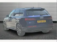 Used Audi Q7 Black Edition 286 HP (210 kW) 2022 Navarra blue SUV