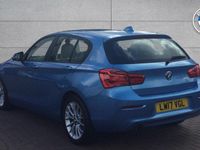 Used BMW 118 Sport Line 134 HP (98 kW) 2017 Blue Hatchback