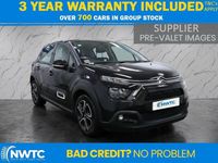 Used Citroën C3 PureTech 83 HP (61 kW) 2022 Black Hatchback