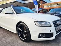 Used Audi A5 Cabriolet S-Line 2010 White Cabriolet
