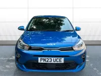 Used Kia Rio 84 HP (61 kW) 2022 Blue Hatchback