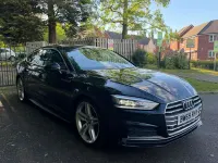 Used Audi A5 Sportback S-Line 150 HP (110 kW) 2019 Black Hatchback