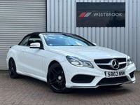 Used Mercedes E220 AMG 170 HP (125 kW) 2014 White Cabriolet
