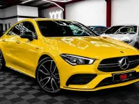 Used Mercedes CLA35 AMG Premium 306 HP (225 kW) 2021 Yellow Coupe