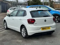 Used VW Polo SE 75 HP (55 kW) 2018 White Hatchback