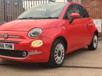 Used Fiat 500 Lounge 69 HP (50 kW) 2016 Pink Hatchback