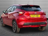 Used Nissan Micra Acenta 92 HP (67 kW) 2021 Red Hatchback