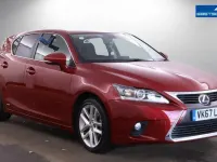 Used Lexus CT200h 2017 Red Hatchback