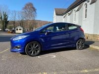 Used Ford Fiesta ST-Line 125 HP (91 kW) 2017 Blue Hatchback
