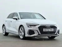 Used Audi A3 S-Line 150 HP (110 kW) 2024 White Hatchback