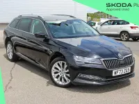 Used Skoda Superb SE L 196 HP (144 kW) 2023 Black magic pearl effect Estate
