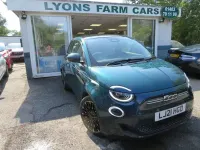 Used Fiat 500e La Prima 86 kW (118 HP) 2021 Green Hatchback