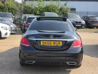 Used Mercedes C250 AMG line 2016 Black Sedan