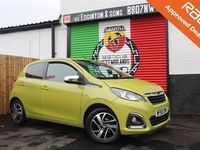 Used Peugeot 108 Collection 72 HP (52 kW) 2018 Green Hatchback