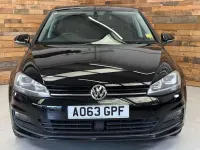 Used VW Golf VII S 105 HP (77 kW) 2014 Black Hatchback