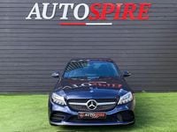 Begagnad Mercedes C220 AMG line 2018 Blå Sedan