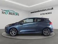 Begagnad Ford Fiesta ST-Line 125 HK (91 kW) 2019 Blå Halvkombi