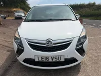 Used Vauxhall Zafira SRi 140 HP (102 kW) 2016 White MPV