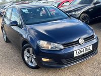 Used VW Golf VII Match 105 HP (77 kW) 2014 Blue Hatchback