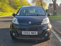 Second-hand Peugeot 107 Active 68 CP (50 kW) 2012 Negru Hatchback